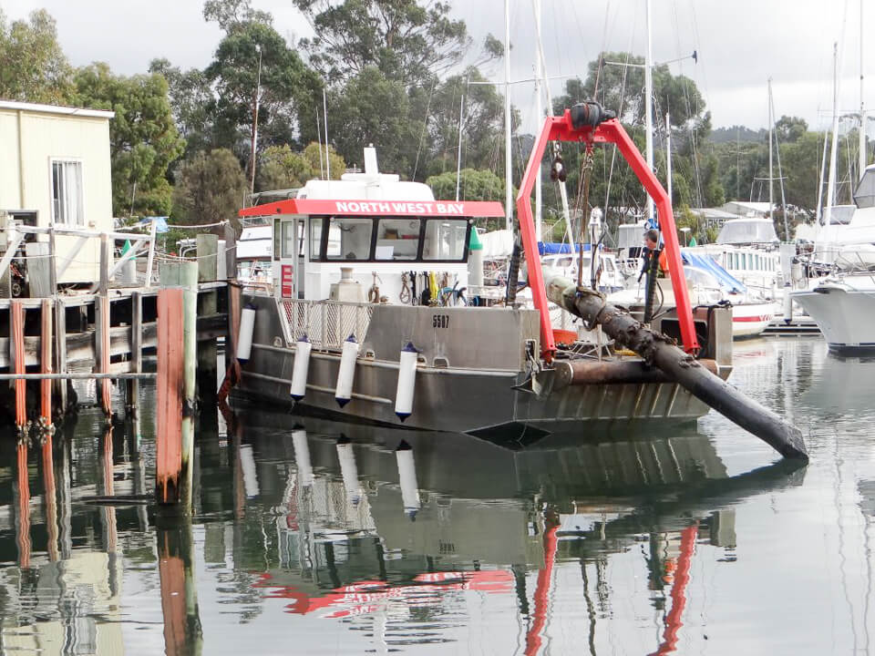 Removing jetty pilings 2